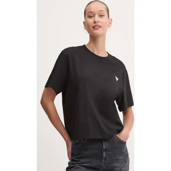 Pánské tričko Bavlněné tričko Guess Jeans černá barva, W4YI05 K8HM0 W4YI05.K8HM0 99X, vel. XS