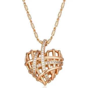 Náhrdelník Luxusní náhrdelník s kameny pozlacený 14K zlatem KI763 Barva (Varianta): H1263