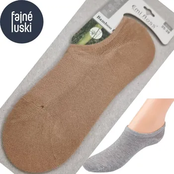 Dámské ponožky Bambusové neviditelné ponožky do tenisek 35-38 tělová