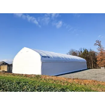 Zahradní stan Plachtová hala Šířka 15,25 m Výška 9 m Barva Šedá