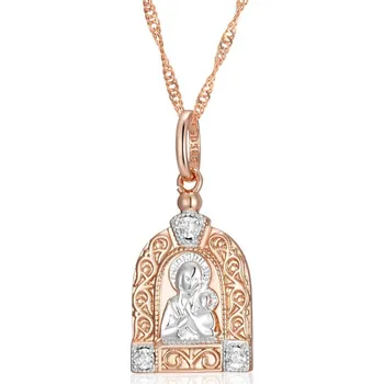 Náhrdelník Luxusní náhrdelník s kameny pozlacený 14K zlatem KI776 Barva (Varianta): H1859