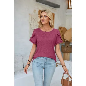 Dámská halenka Dámská halenka BR588 Barva: Fialová, Velikost: S