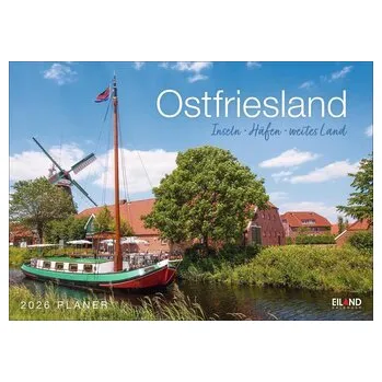 Cestování Ostfriesland Kalender 2026 - Inseln · Häfen · weites Land - Eiland