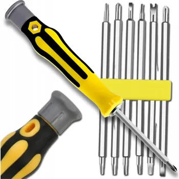 Šroubovák Sada precizních šroubováků 12v1 pro elektroniku, bity TORX, ŠROUBOVÁKY pro servis