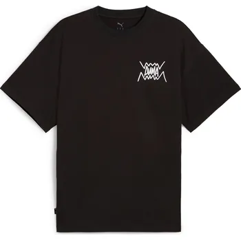 Pánské tričko Pánské Tričko s krátkým rukávem PUMA JAWS CORE TEE II 63049301 – Černá L