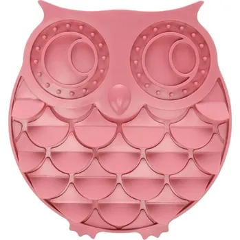 Pro psa Lízací podložka FLAMINGO Dudu sova starorůžová 30x28cm