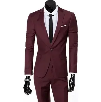 Pánský oblek Společenský pánský oblek MC118 Velikost: 3XL, Barva (Varianta): Sada 2 ks Navy 1