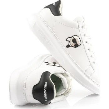 Pánské tenisky TENISKY KARL LAGERFELD KAPRI MENS KARL NFT LO LACE WHITE LTHR