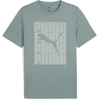 Pánské triko Puma GRAPHIC WORDING TEE XXL Zelená, Bílá