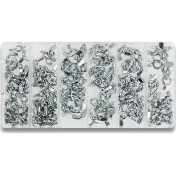 Motýlková matice, sada 150ks MAR-POL M66475