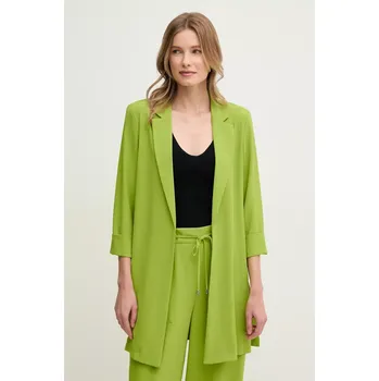 Dámské sako Sako Joseph Ribkoff zelená barva, bez zapínání, 232275S25 70X, vel. 36