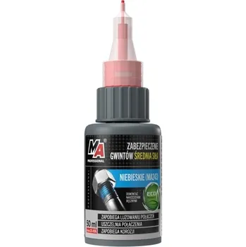 STŘEDNÍ MODRÝ ZÁVITOVÝ UZÁVĚR 50ML OD -54°C DO 149°C / MOJE AUTO PROFESSIONAL MOJE AUTO