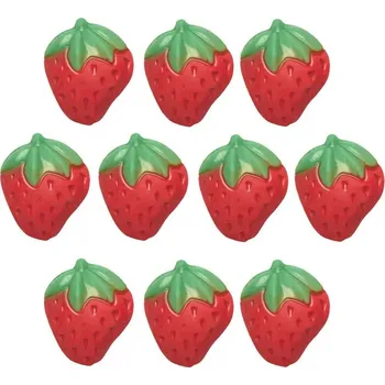 Čokoláda Čokoládová dekorace jahoda 10ks