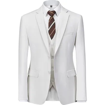 Pánský oblek Kvalitní pánské sako pro každou příležitost akce Velikost: L, Barva (Varianta): 2 knoflíky WHite
