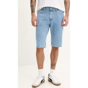 Džínové šortky Tommy Jeans pánské, modrá barva, DM0DM21852 50J, vel. 30