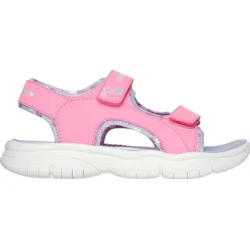 Dívčí obuv Dívčí sandály Skechers FLEX SPLASH - HEART GALORE 29 Růžová, Světle modrá, Bílá