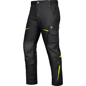 Pánské kalhoty Procera TITANFIT RIP-STOP STRETCH kalhoty Barva: černá, Vyberte velikost: 56