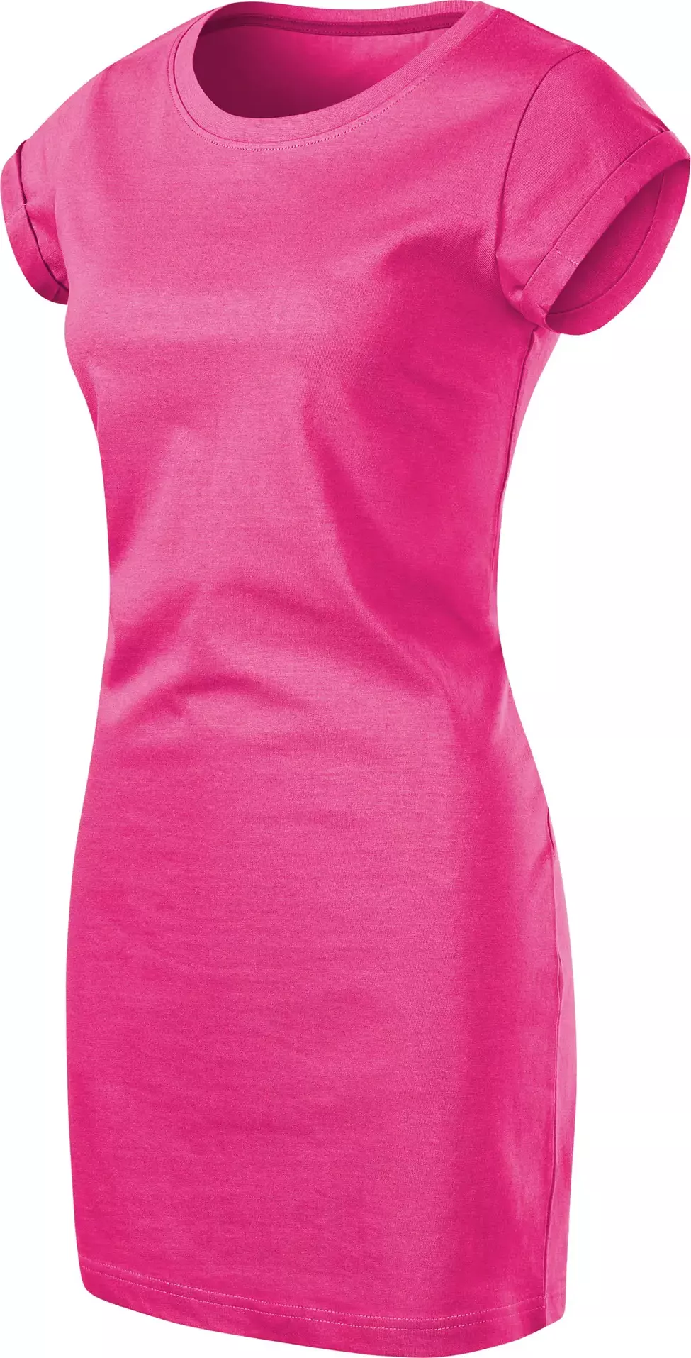 MALFINI Dámské šaty Freedom 178 krátký rukáv, barva Purpurová 40 vel. M