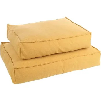 Pelíšek pro psa Matrace FLAMINGO Baldar žlutá 80x60x18cm