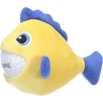 Hračka pro psa Hračka FLAMINGO plyš - Gebla ryba s TPR gumou plnící 22,5x15x14cm