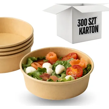 Papírová miska Ecopicnic s PE vrstvou 300 ks