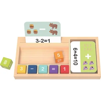 Dřevěná hračka Rappa 2Kids Toys Počítání se zvířátky