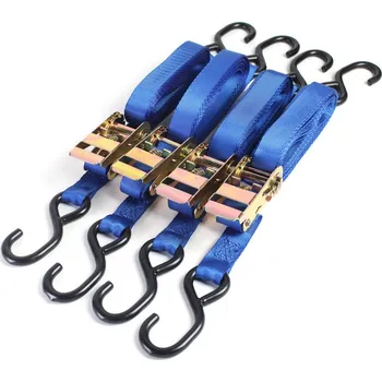 Upínací popruh Bike It upínací ​​kurty 4ks modré s ráčnou TIE4RAT