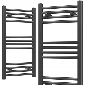 Radiátor Koupelnový radiátor vodní Basic 273 W 400 x 800 mm černý