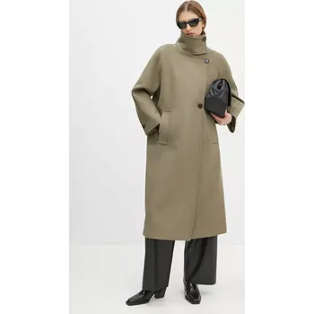 Dámský kabát Vlněný kabát Ivy Oak IO111138 zelená 81X, vel. L