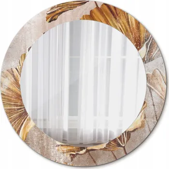 Zrcadlo Nástěnné Zrcadlo Rám Glamour Boho listy 60 cm