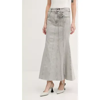 Dámská sukně Sukně Miss Sixty šedá barva, maxi, áčková, 6S1KJ53900 09J, vel. S