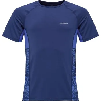 Pánské termoprádlo Pánské funkční triko Klimatex JARVIS XL Tmavě modrá, Modrá, Stříbrná