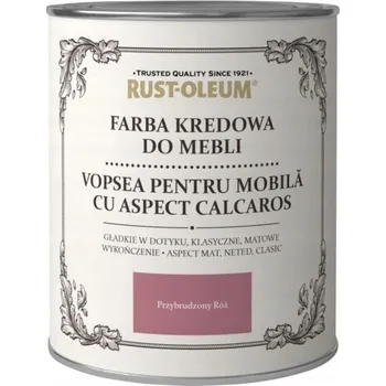 barva na zeď BARVA NA NÁBYTEK MATNÁ RUST-OLEUM RŮŽOVÁ 125ML STARORŮŽOVÁ