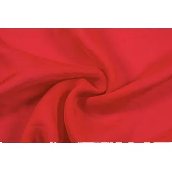 Hedvábný šifon, červený, sartor.cz