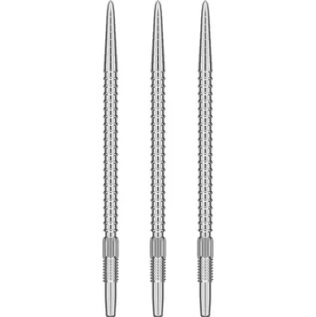 Příslušenství pro šipky Target - darts Kovové hroty - Swiss Points - Chrono - Silver - 40 mm
