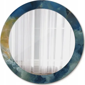 Zrcadlo Kulaté Zrcadlo do Koupelny Mramor onyx 70cm