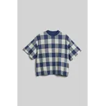 TRIČKO WOOLRICH AMERICAN CHECK TEE TWILIGHT BLUE BUFFALO