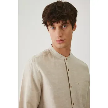 Pánská košile Lněná košile Medicine RS25.KDM070 béžová 08M, vel. XL