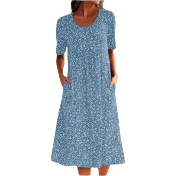 Dámské šaty Sportovní šaty na léto BR165 Barva: Světle Modrá, Velikost: M