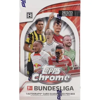 Karetní hra 2022/23 Topps Chrome Bundesliga Soccer Hobby Box