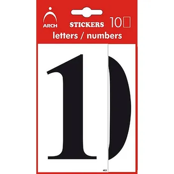 ARCH 463-B čísla 0-9 100 mm Samolepící etiketa ARCH 463-B čísla 0-9 100 mm