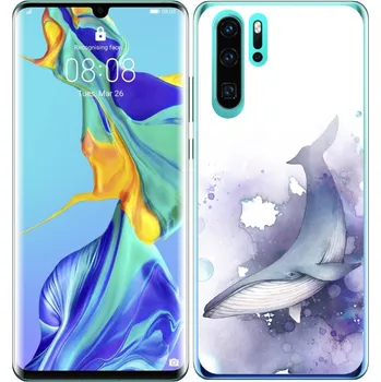 Pouzdro na mobilní telefon VSECHNONAMOBIL 30454 MY ART Ochranný kryt Huawei P30 Pro WHALE (032)