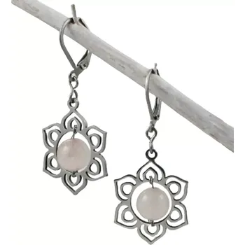 Náušnice Růženín náušnice květinové