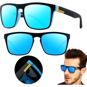 Sluneční brýle J&W hranaté polarizační sportovní brýle Mbarvasha světle modrá skla