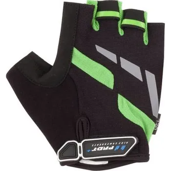 Cyklistické rukavice Rukavice PRO-T Plus Veneto černo-zelená, XL