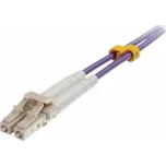 C2G 1m LC/LC OM4 LSZH Fibre Patch - Purple - Patch kabel - multirežim LC (M) do multirežim LC (M) - 1 m - 1 m - optické vlákno - duplex - 50 / 125 mikron - OM4 - purpurová