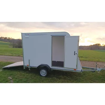 Přívěs k motorovému vozidlu TOMPLAN Přívěs skříňový TFS 320S.01XL rampa, dveře