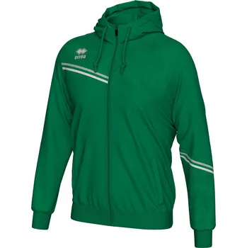 Pánská mikina ERREA´ ERREA EBER Mikina s kapucí BARVA: zelená - šedá - bílá, Velikost: XL Unisex sportovní mikina s kapucí z lehkého trikotového materiálu