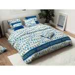 Dětské bavlněné povlečení MIMONI SKATE CREW modré Rozměr povlečení: 60 x 70 cm | 140 x 200 cm, polštář 60 x 70 cm, peřinka 140 x 200 cm, gramáž