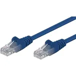 21.15.0574 Propojovací kabel RJ45/RJ45, U/UTP, 7,5m, kat. 5E, CCA, modrý